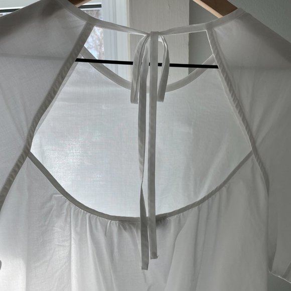 Everlane Cotton Boxy Short Sleeve Blouse - Picture 4 of 4